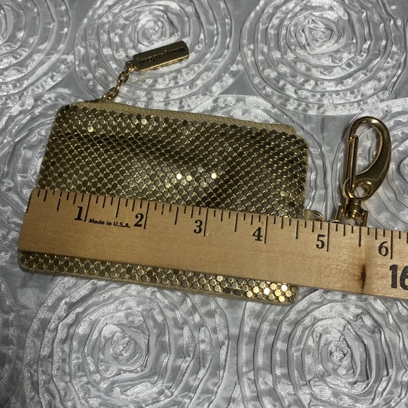 Whiting & Davis Gold Mesh card/coin purse